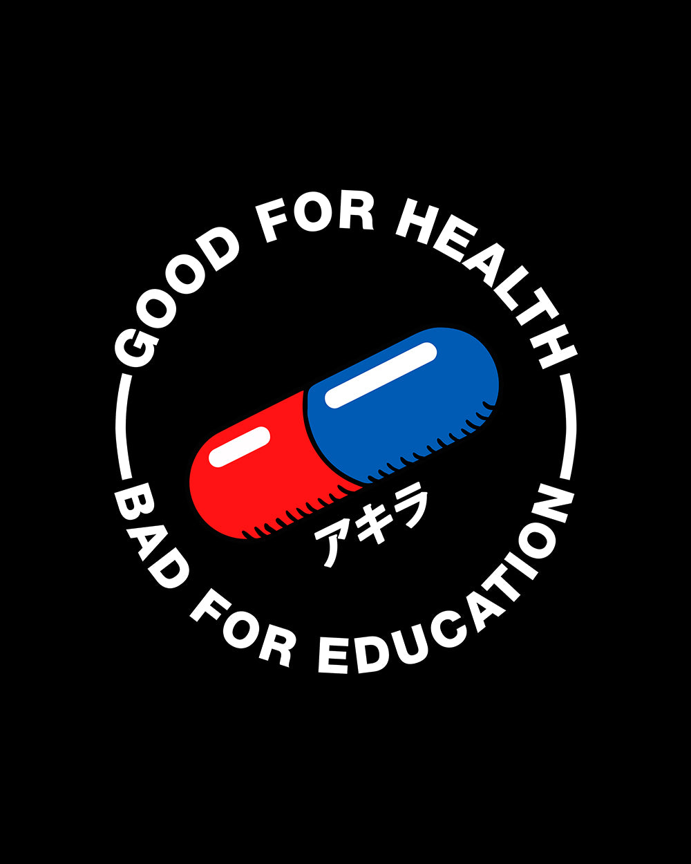 Good For Health Bad For Education Hoodie Australia Online #colour_black