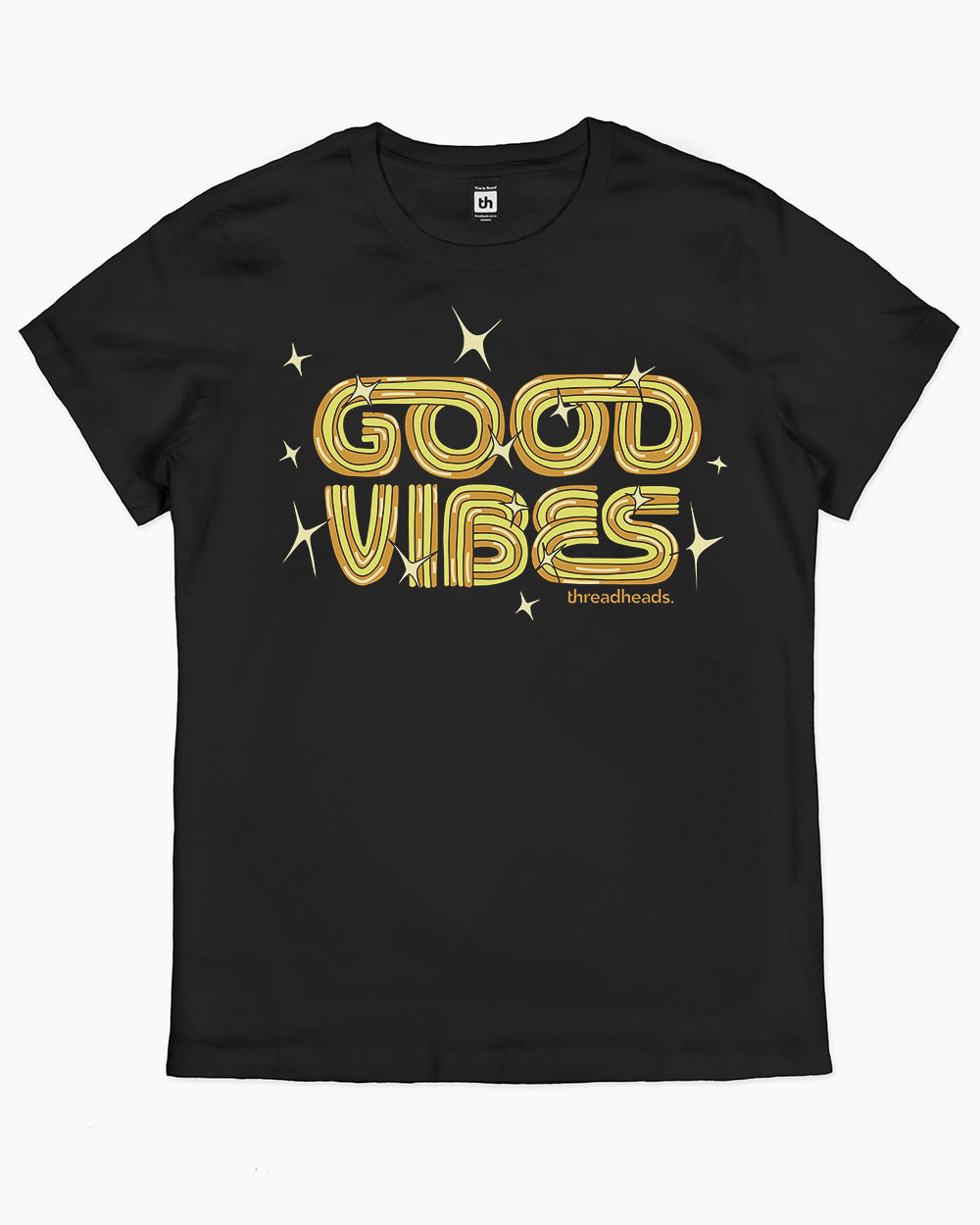 Good Vibes T-Shirt Australia Online #colour_black