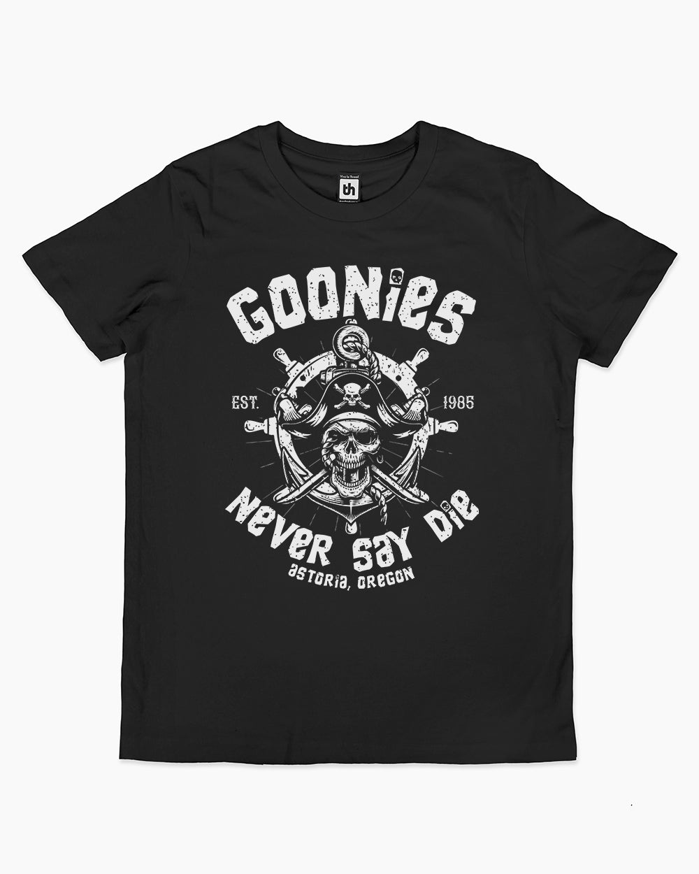 Goonies Never Say Die Kids T-Shirt Australia Online #colour_black