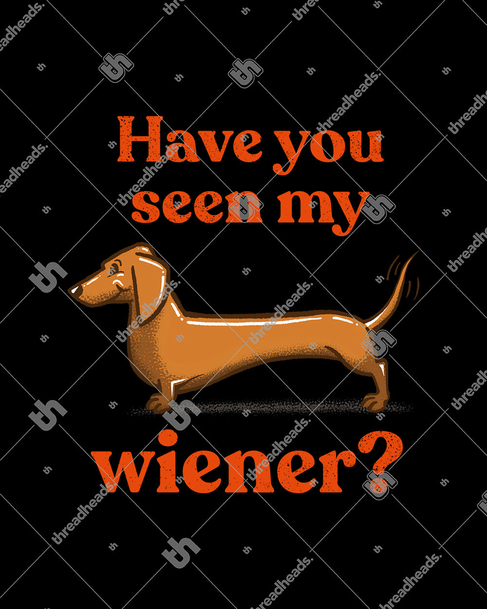 Have You Seen My Wiener? Long Sleeve Australia Online #colour_black