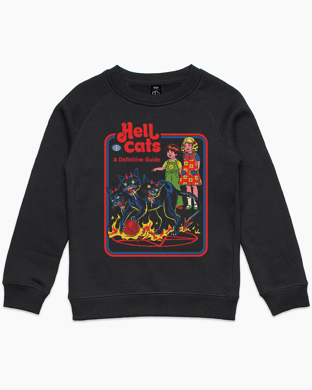 Hell Cats Kids Sweater Australia Online #colour_black