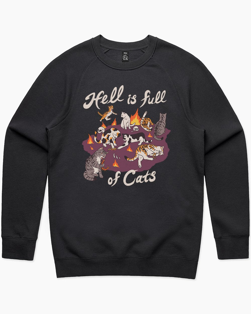 Hell is Full of Cats Sweater Australia Online #colour_black