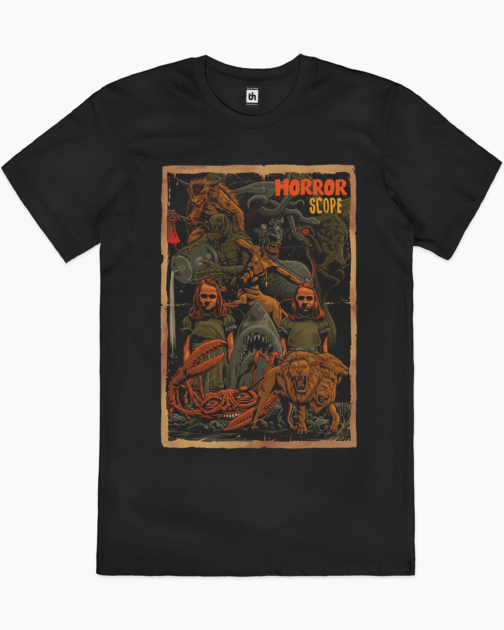 Horrorscope T-Shirt Australia Online #colour_black