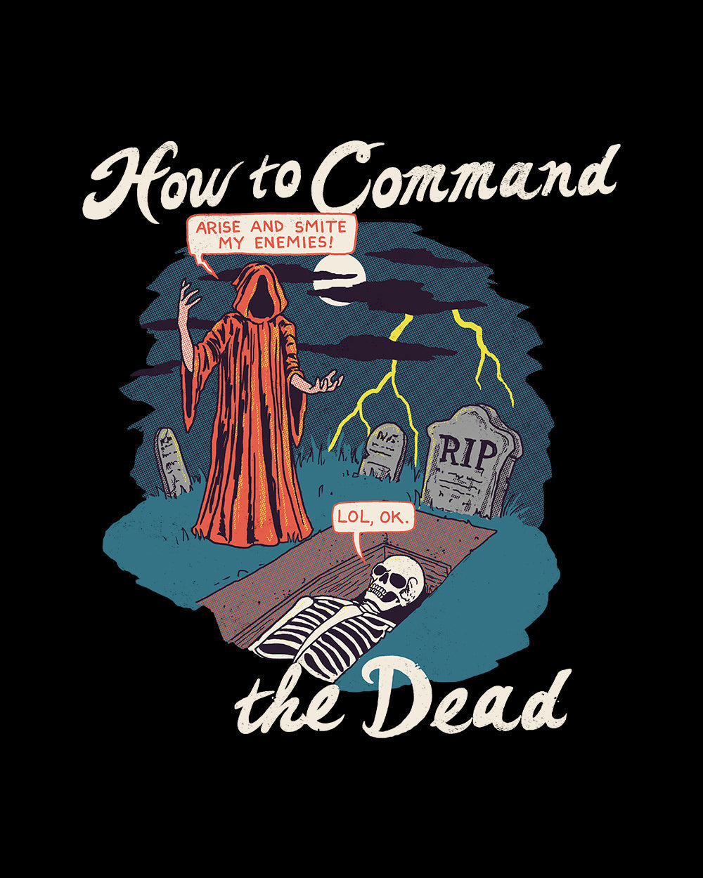 How to Command the Dead Tote Bag Australia Online #colour_black