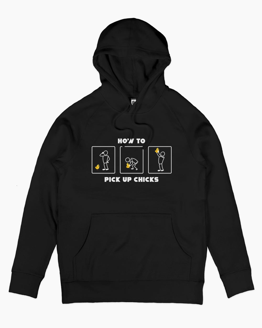 How to Pick Up Chicks Hoodie Australia Online #colour_black