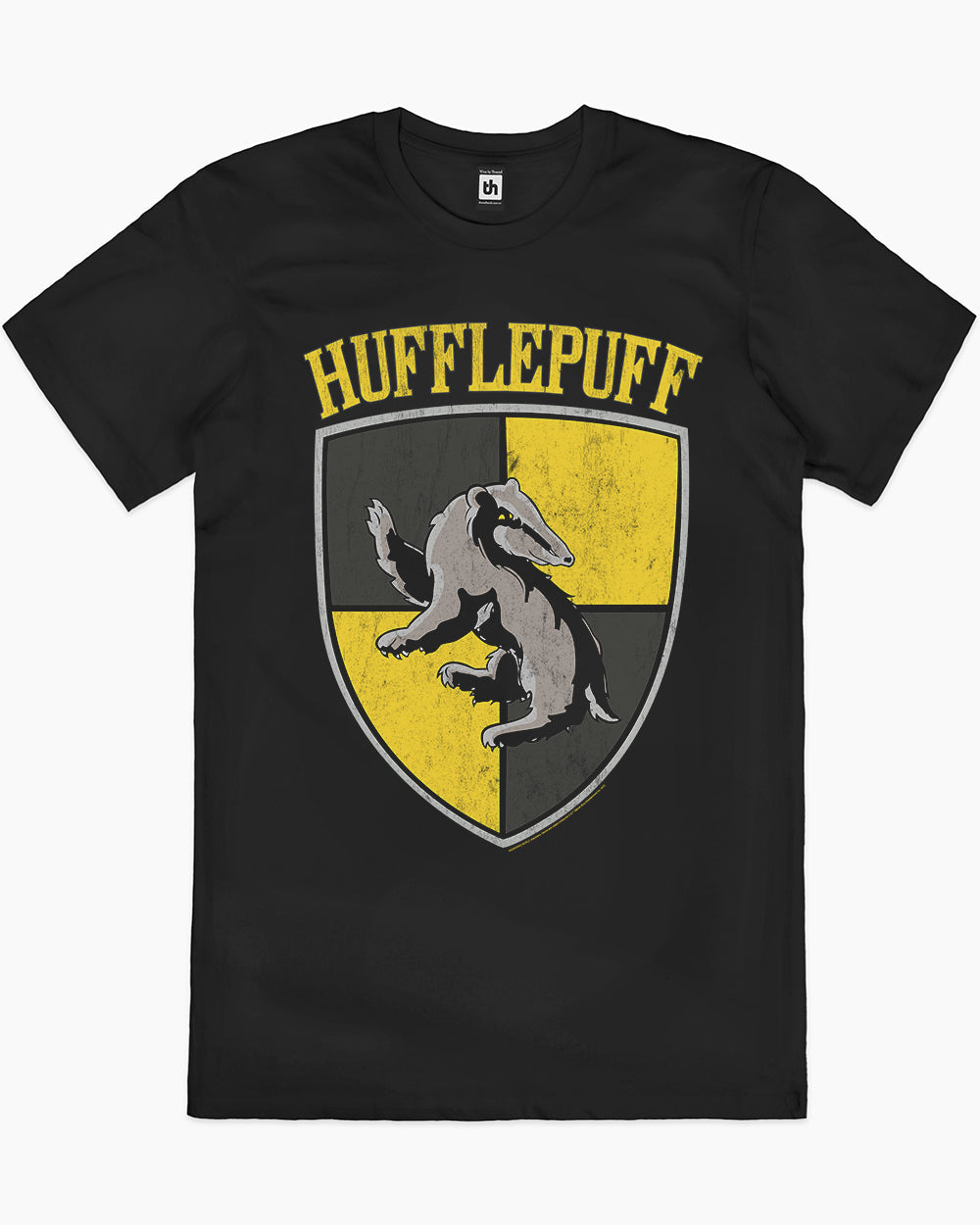 Hufflepuff Crest T-Shirt Australia Online #colour_black