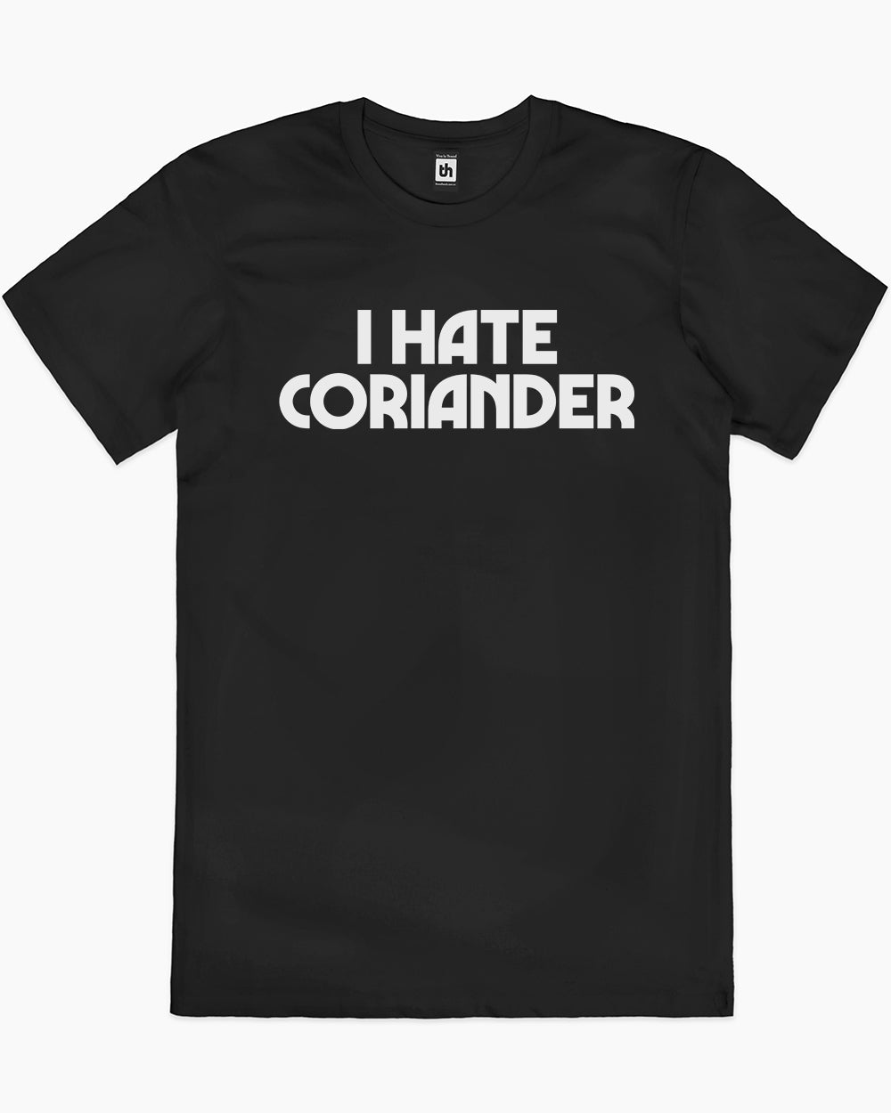 I Hate Coriander T-Shirt Australia Online #colour_black