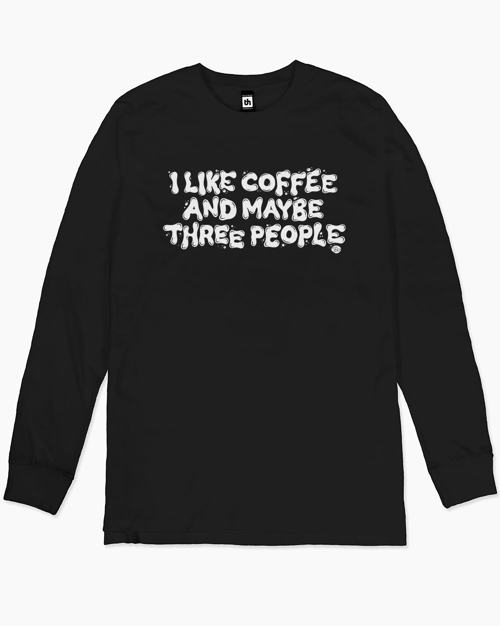 I Like Coffee Long Sleeve Australia Online #colour_black