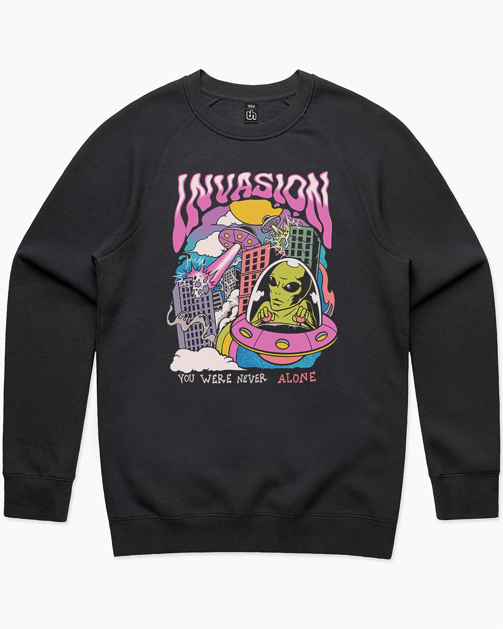 Invasion Sweater Australia Online #colour_black