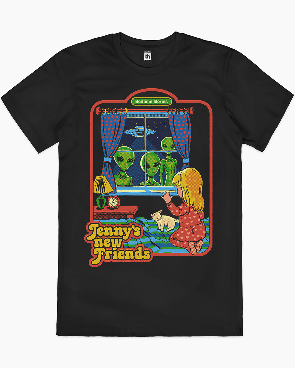 Jenny's New Friends T-Shirt Australia Online #colour_black