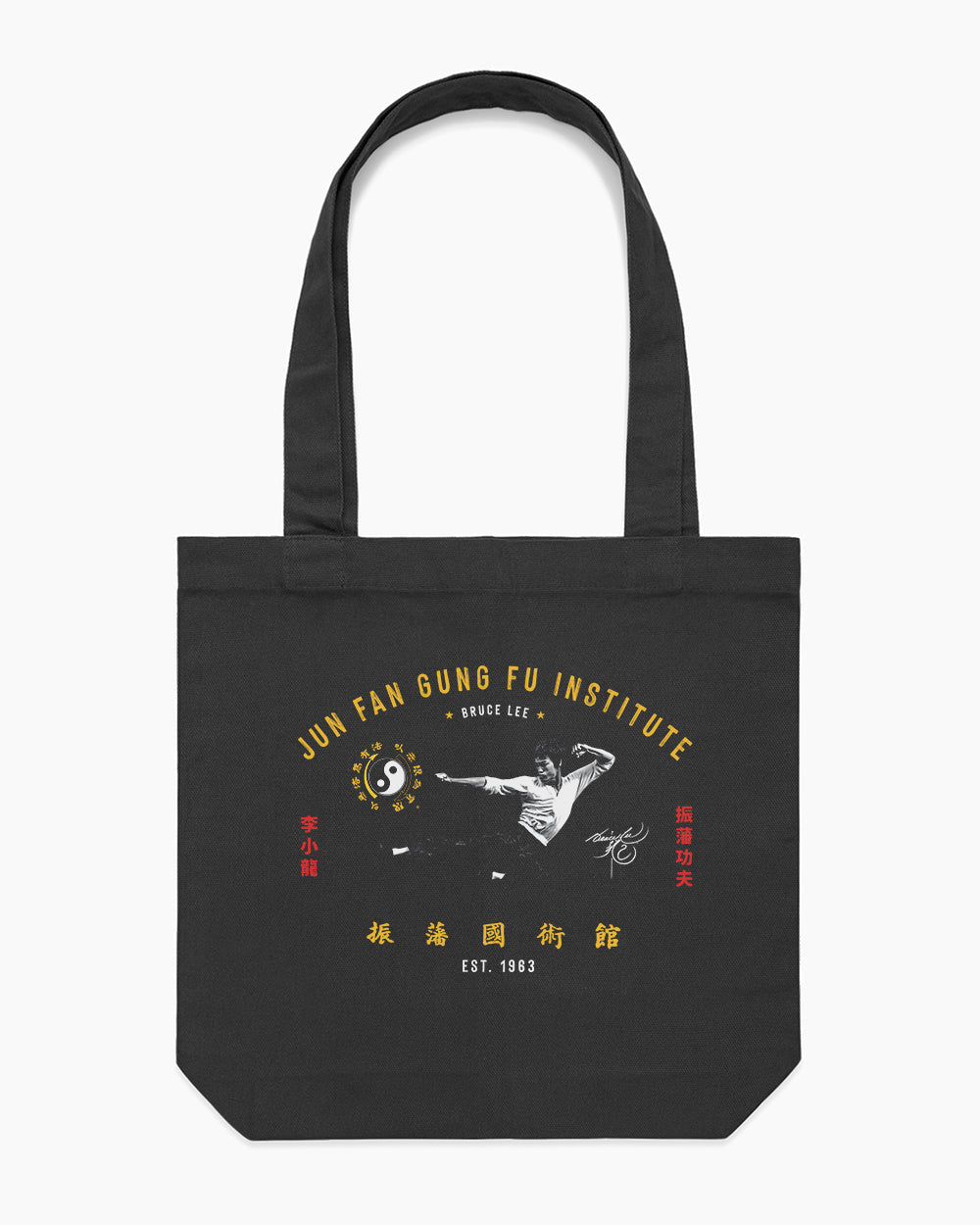 Jun Fan Gung Fu Institute Tote Bag Australia Online #colour_black