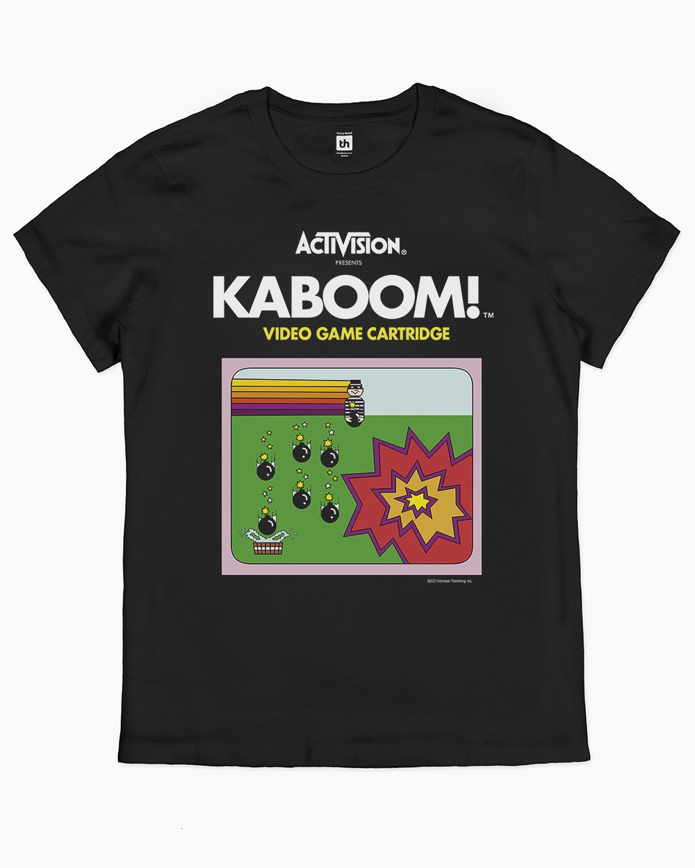 Kaboom T-Shirt Australia Online #colour_black