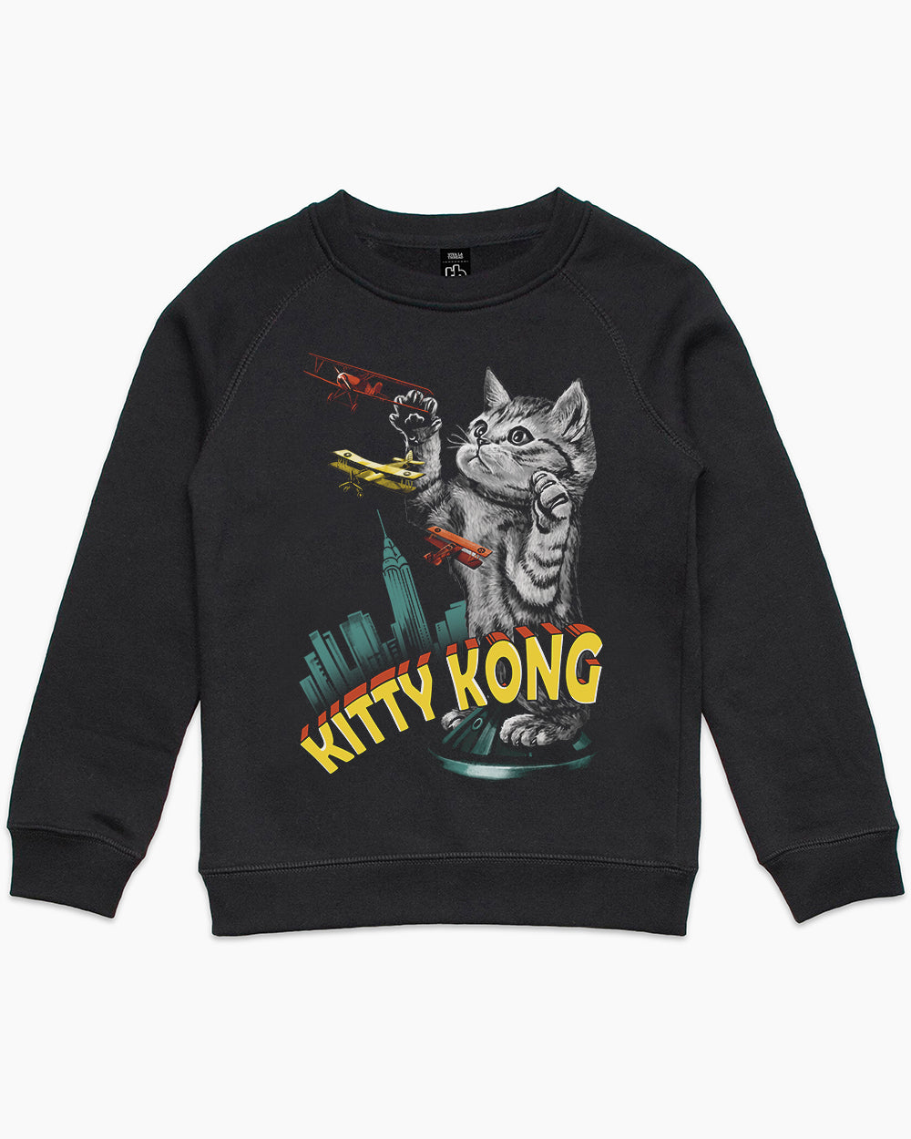 Kitty Kong Kids Sweater Australia Online #colour_black