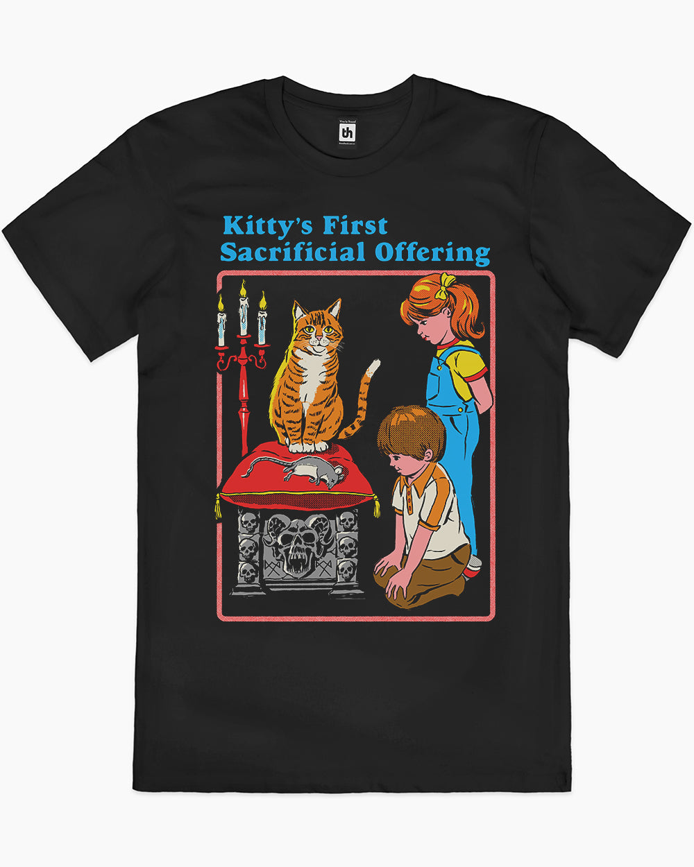 Kitty's First Offering T-Shirt Australia Online #colour_black