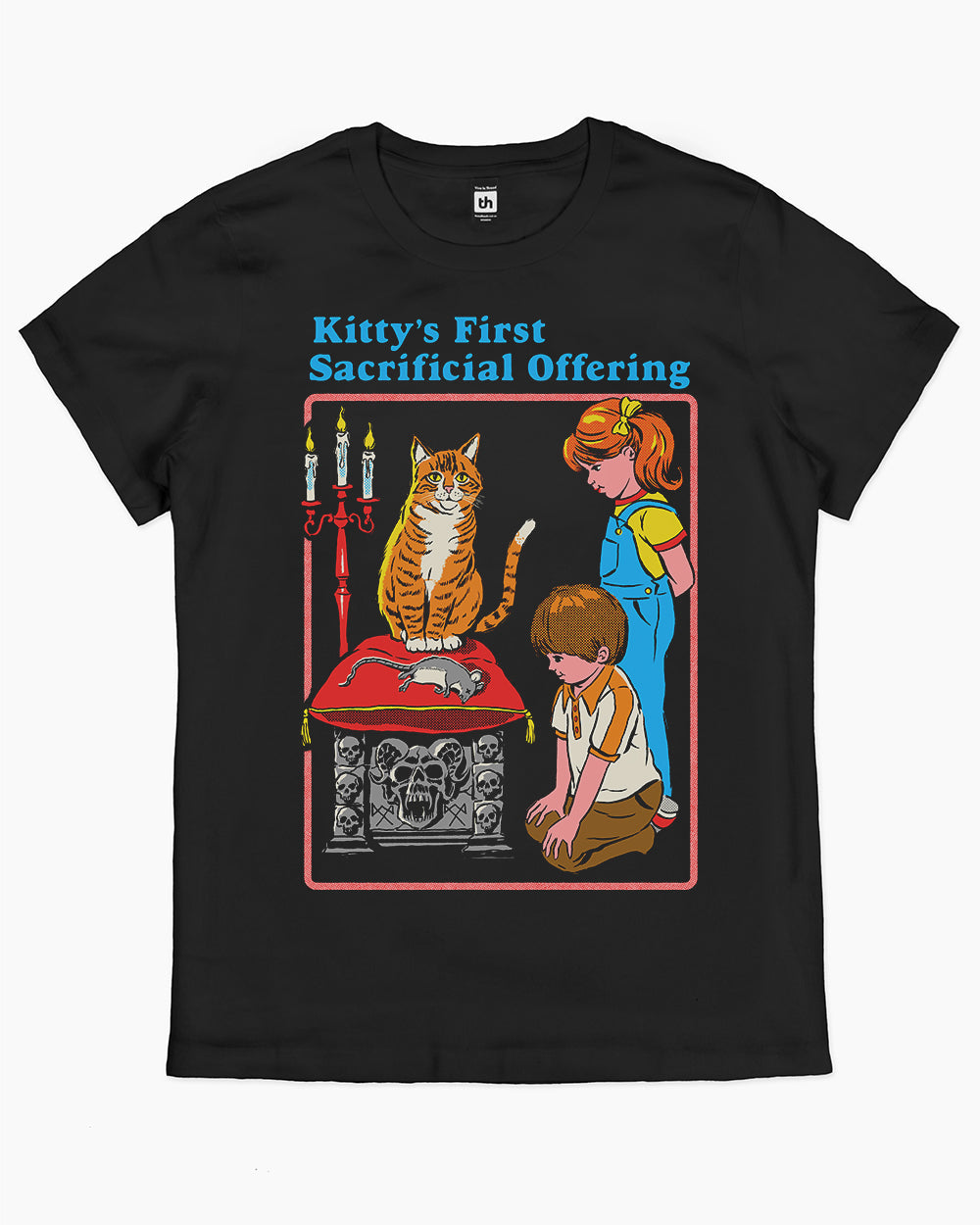 Kitty's First Offering T-Shirt Australia Online #colour_black