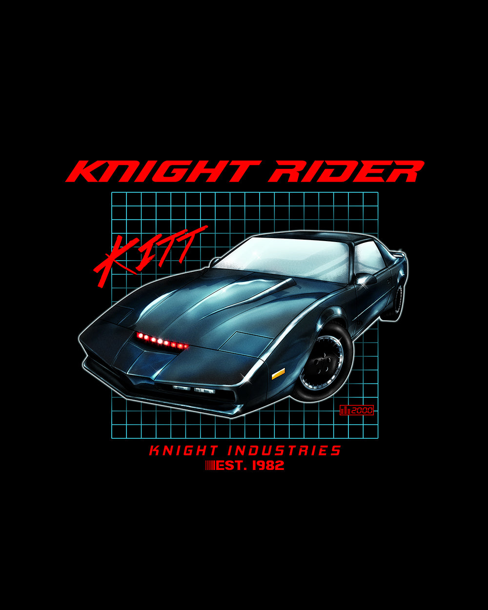 Knight Rider T-Shirt Australia Online #colour_black