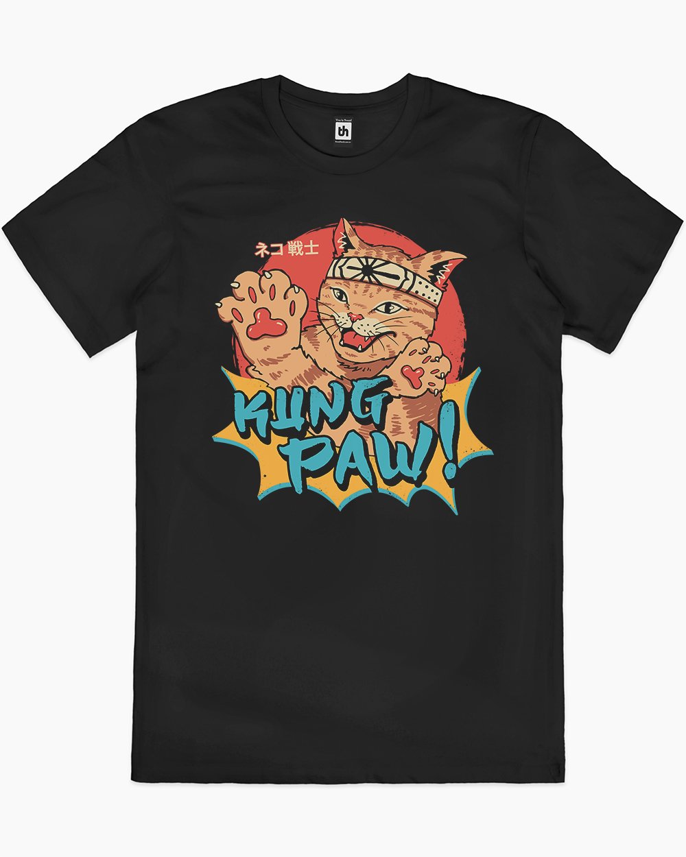 Kung Paw T-Shirt Australia Online #colour_black