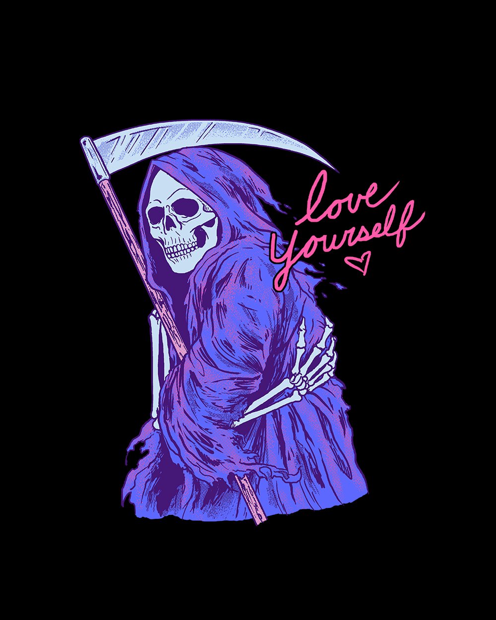 Love Yourself T-Shirt Australia Online #colour_black