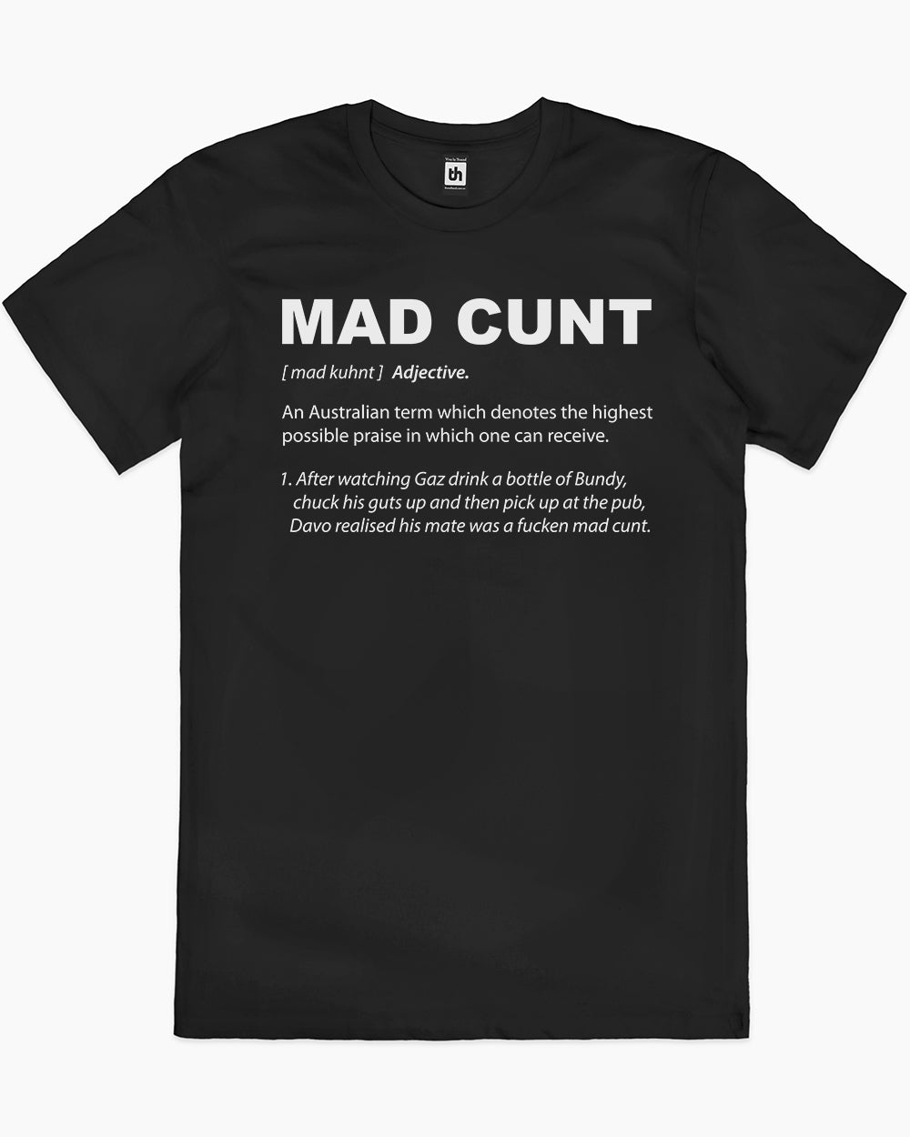 Mad Cunt T-Shirt Australia Online #colour_black
