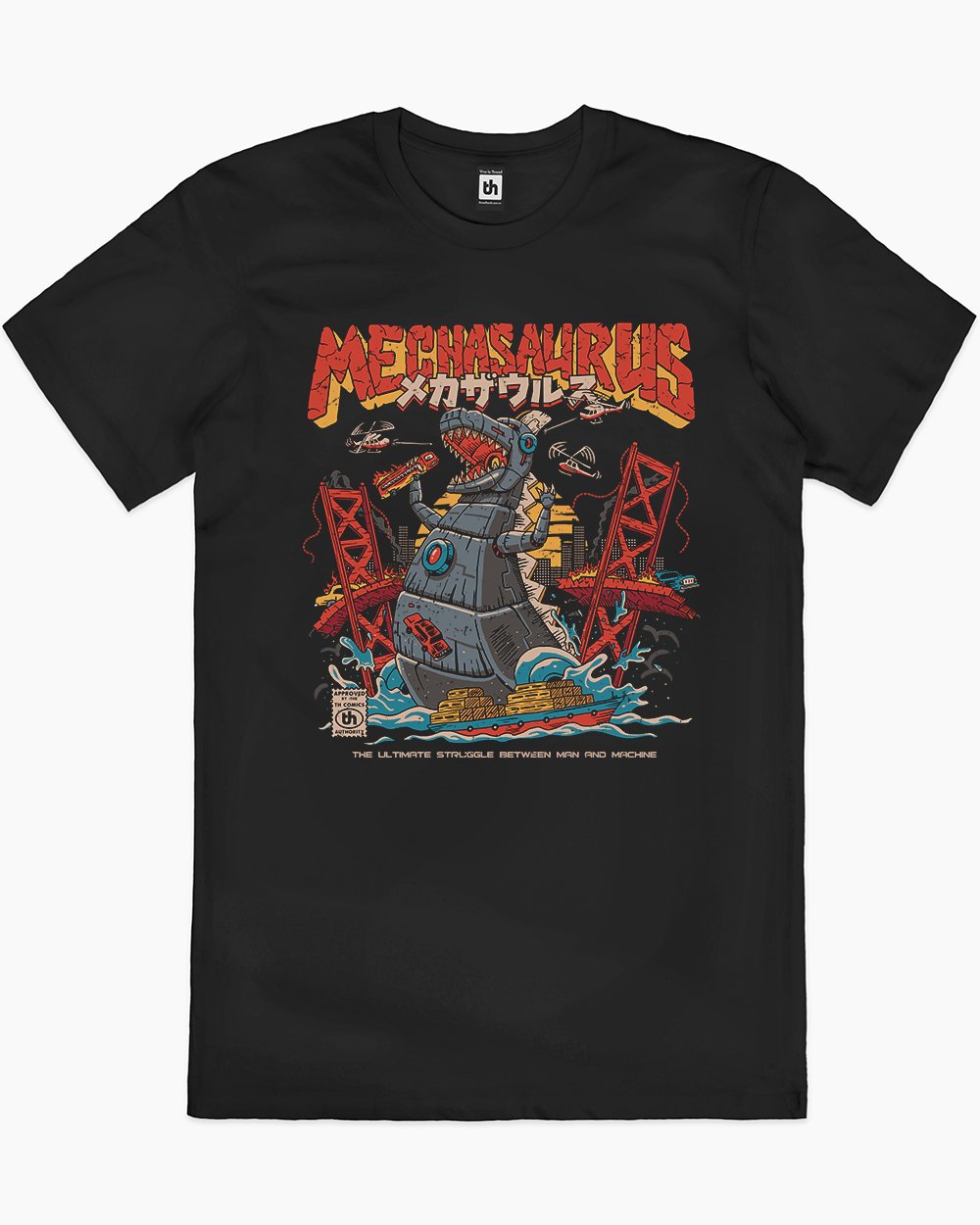Mechasaurus T-Shirt Australia Online #colour_black