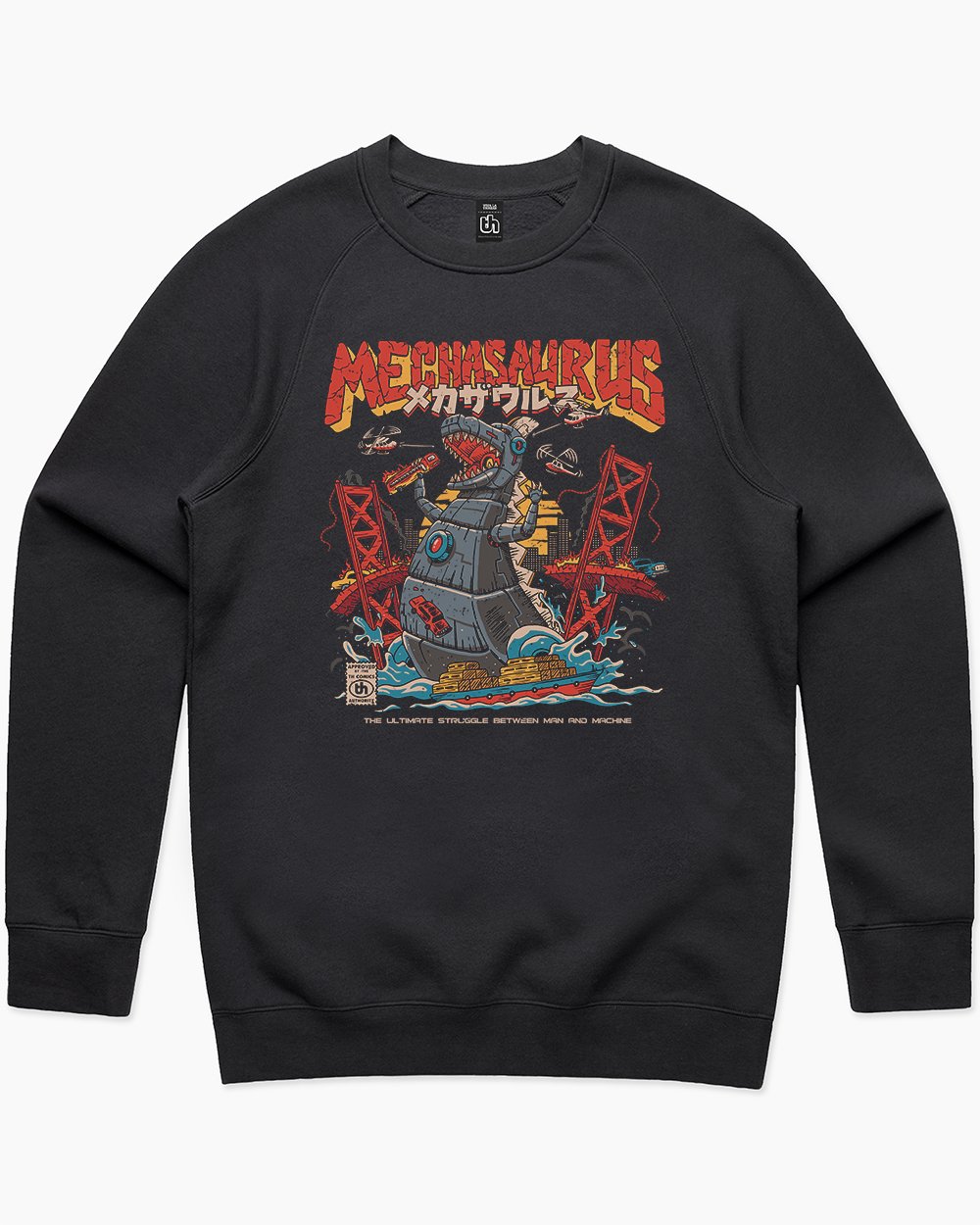Mechasaurus Sweater Australia Online #colour_black