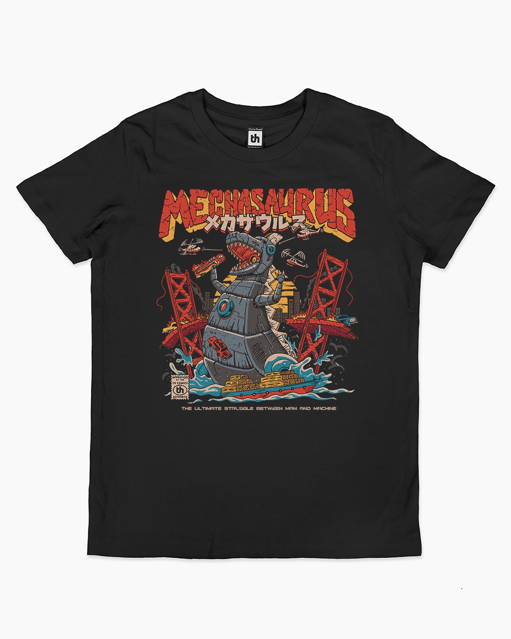 Mechasaurus Kids T-Shirt Australia Online #colour_black