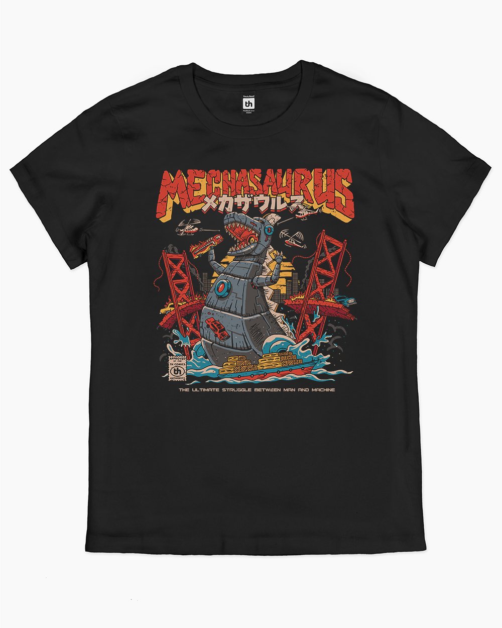 Mechasaurus T-Shirt Australia Online #colour_black