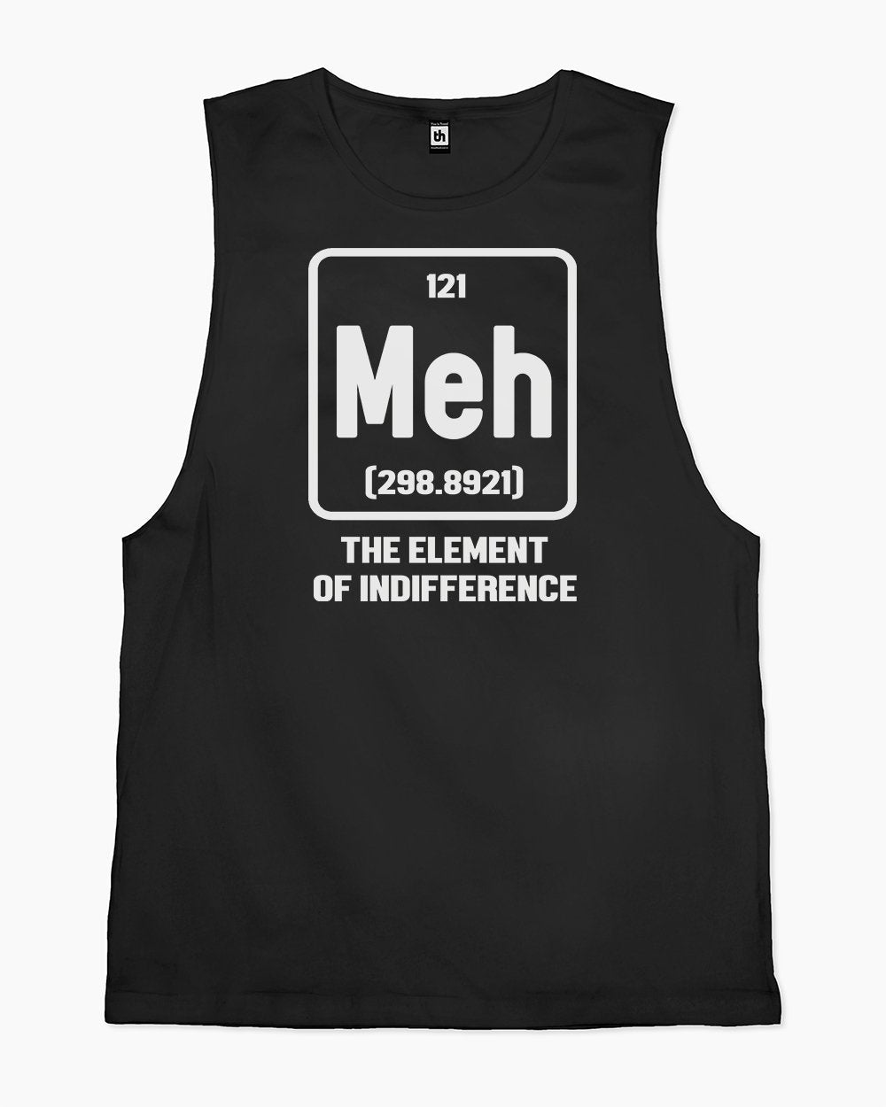 Meh The Element of Indifference Tank Australia Online #colour_black