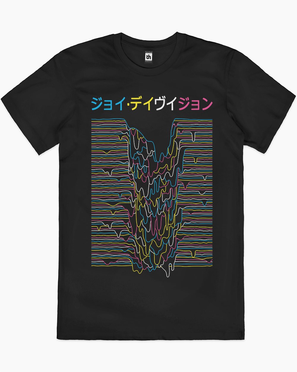 Melting Pop Culture Vaporwave T-Shirt Australia Online #colour_black