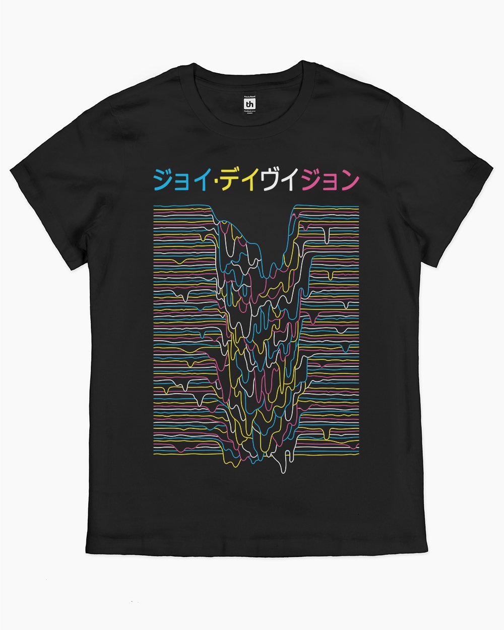 Melting Pop Culture Vaporwave T-Shirt Australia Online #colour_black
