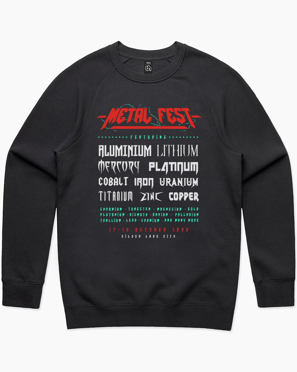 Metal Fest Sweater Australia Online #colour_black