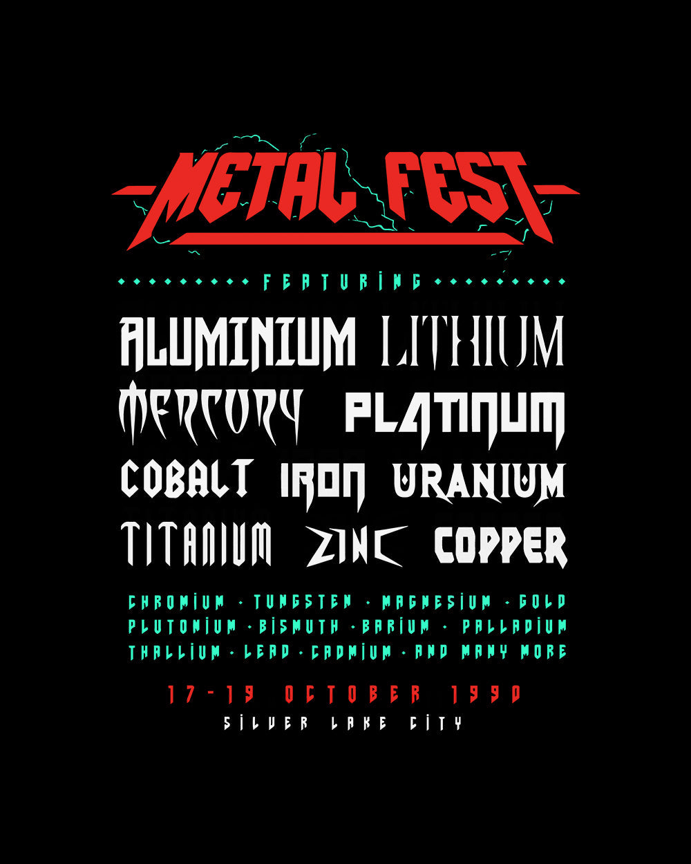 Metal Fest Tank Australia Online #colour_black