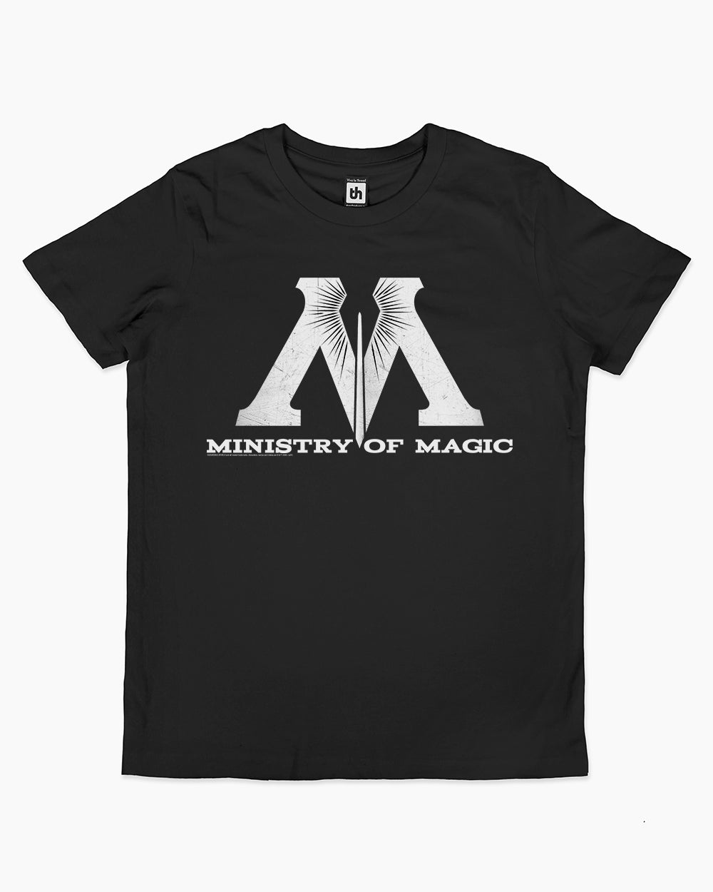 Ministry of Magic Logo Kids T-Shirt Australia Online #colour_black
