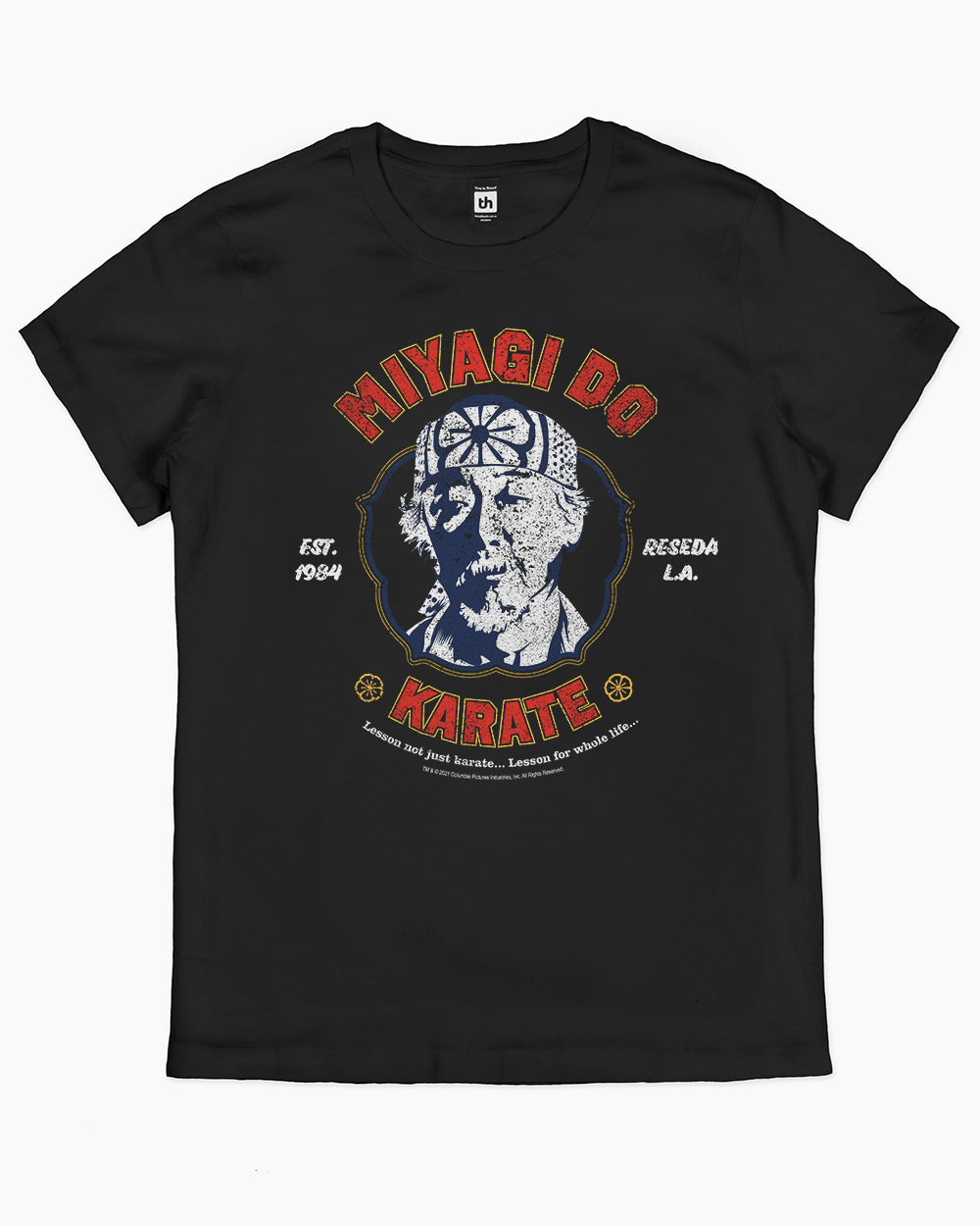 Miyagi Do Not Just Karate T-Shirt Australia Online #colour_black