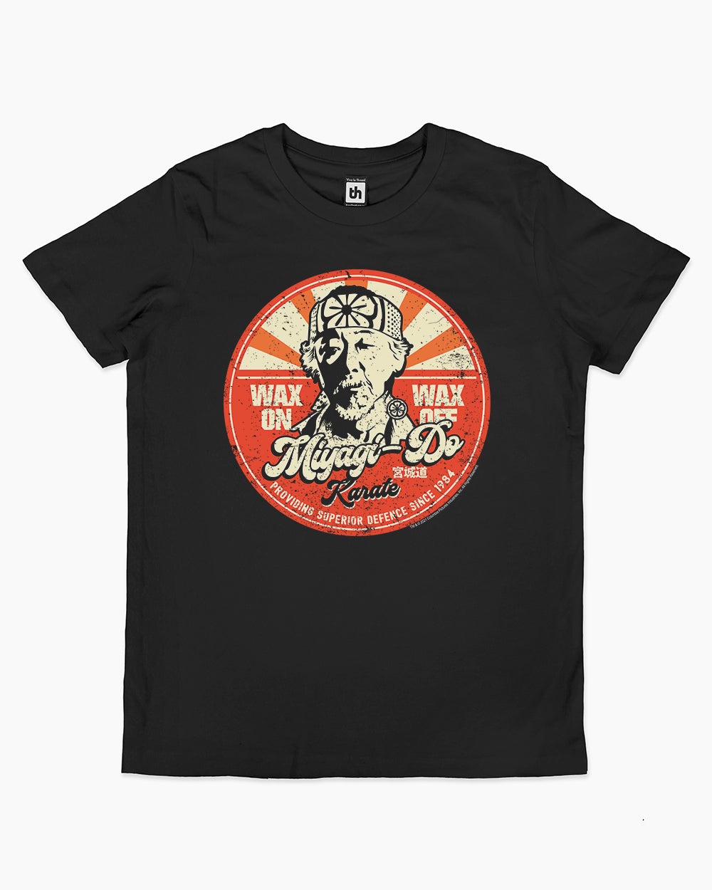 Miyagi Wax On Wax Off Kids T-Shirt Australia Online #colour_black