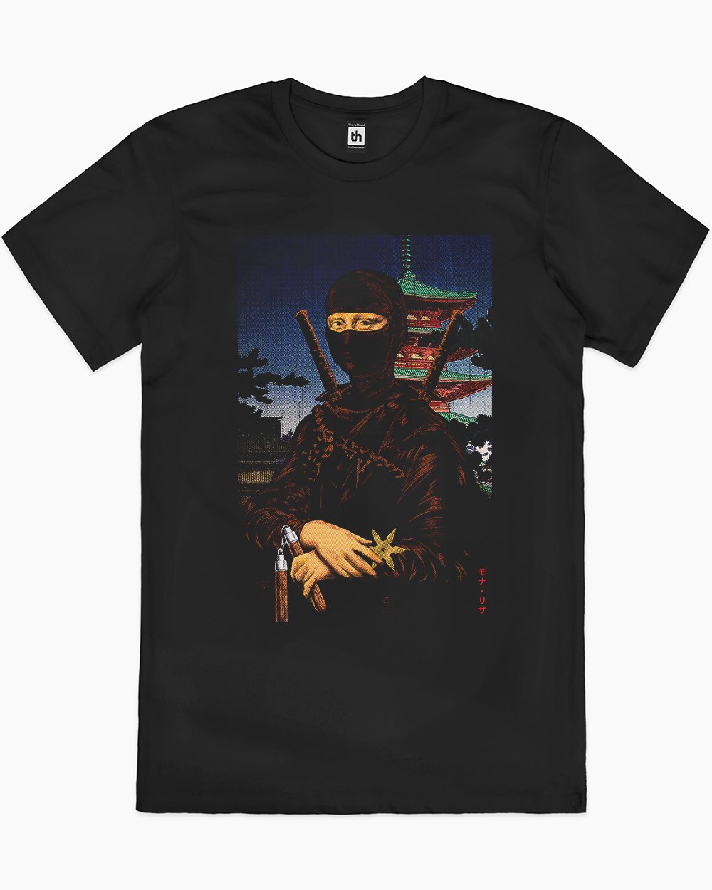 Mona Ninja T-Shirt Australia Online #colour_black