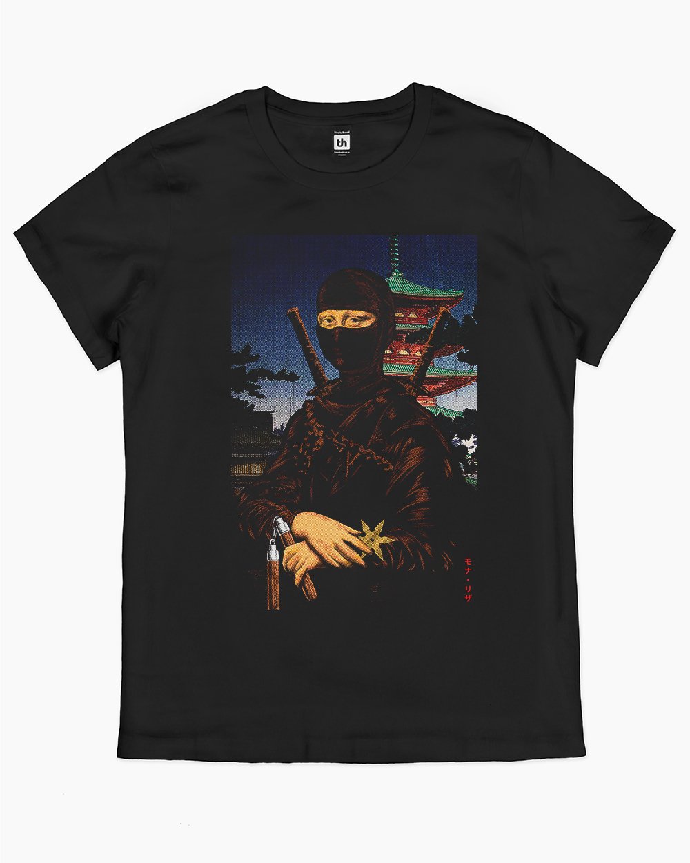 Mona Ninja T-Shirt Australia Online #colour_black