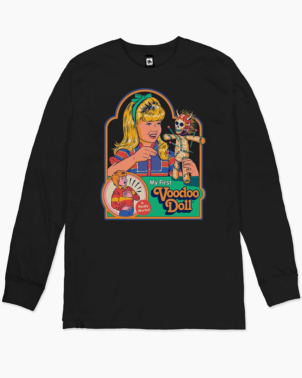 My First Voodoo Doll Long Sleeve Australia Online #colour_black