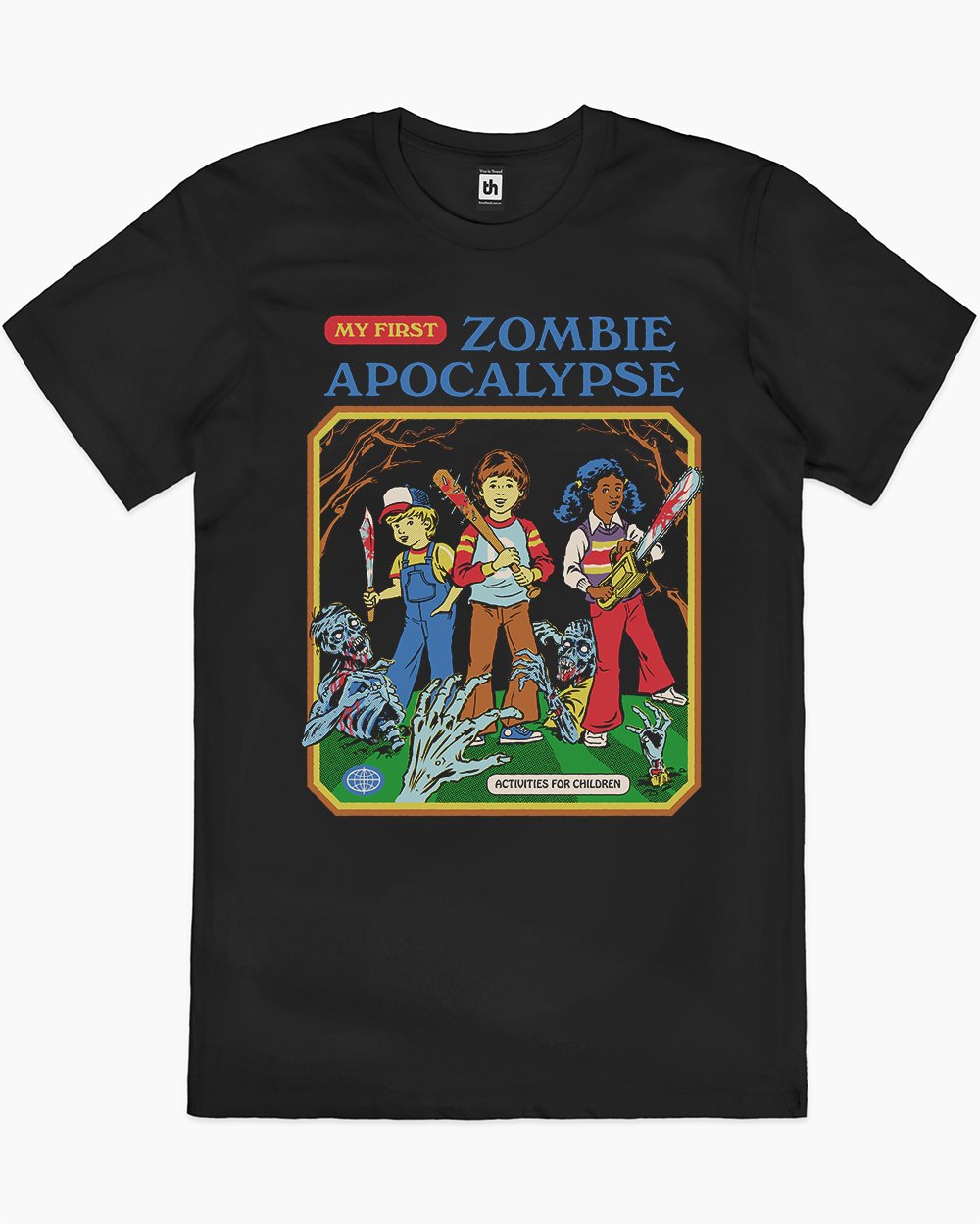 My First Zombie Apocalypse T-Shirt Australia Online #colour_black