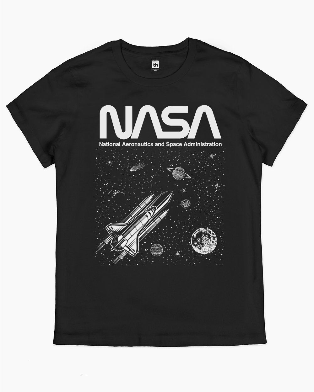 NASA Galaxy T-Shirt Australia Online #colour_black