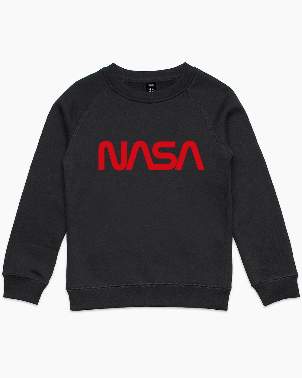 NASA Logotype Kids Sweater Australia Online #colour_black