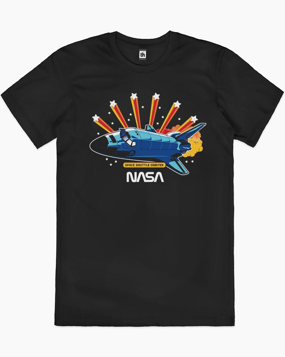 NASA Space Shuttle Orbiter T-Shirt Australia Online #colour_black