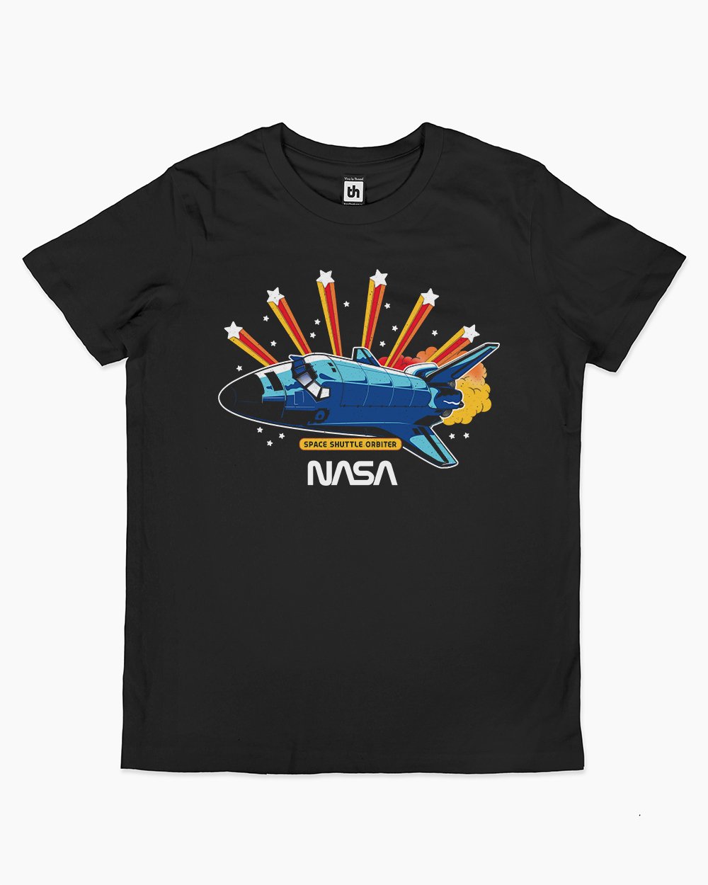 NASA Space Shuttle Orbiter Kids T-Shirt Australia Online #colour_black