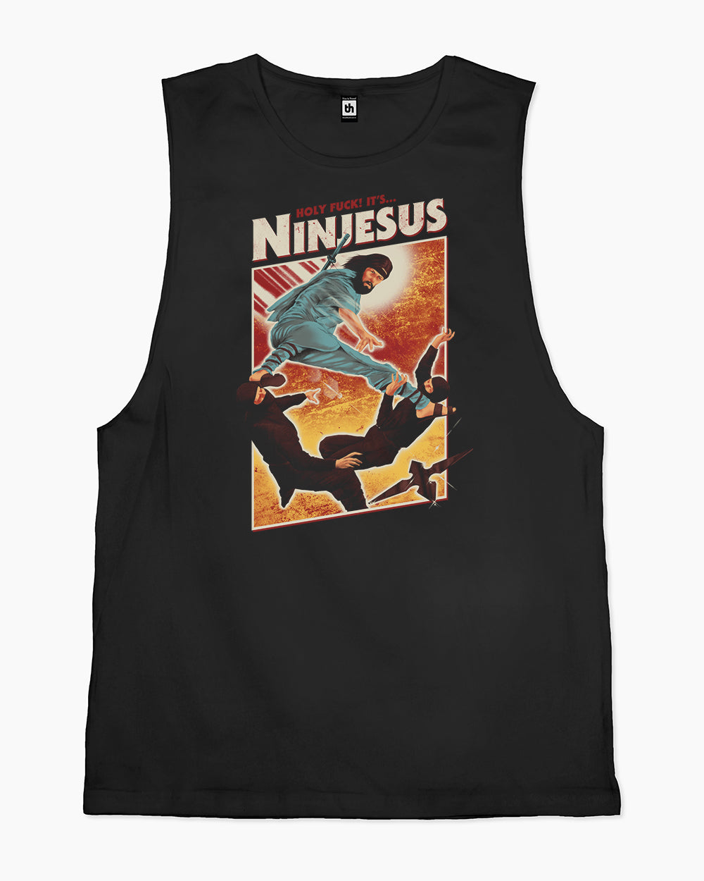 Ninjesus Tank Australia Online #colour_black