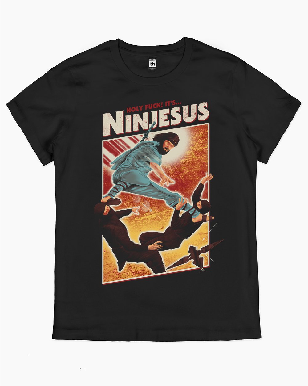 Ninjesus T-Shirt Australia Online #colour_black