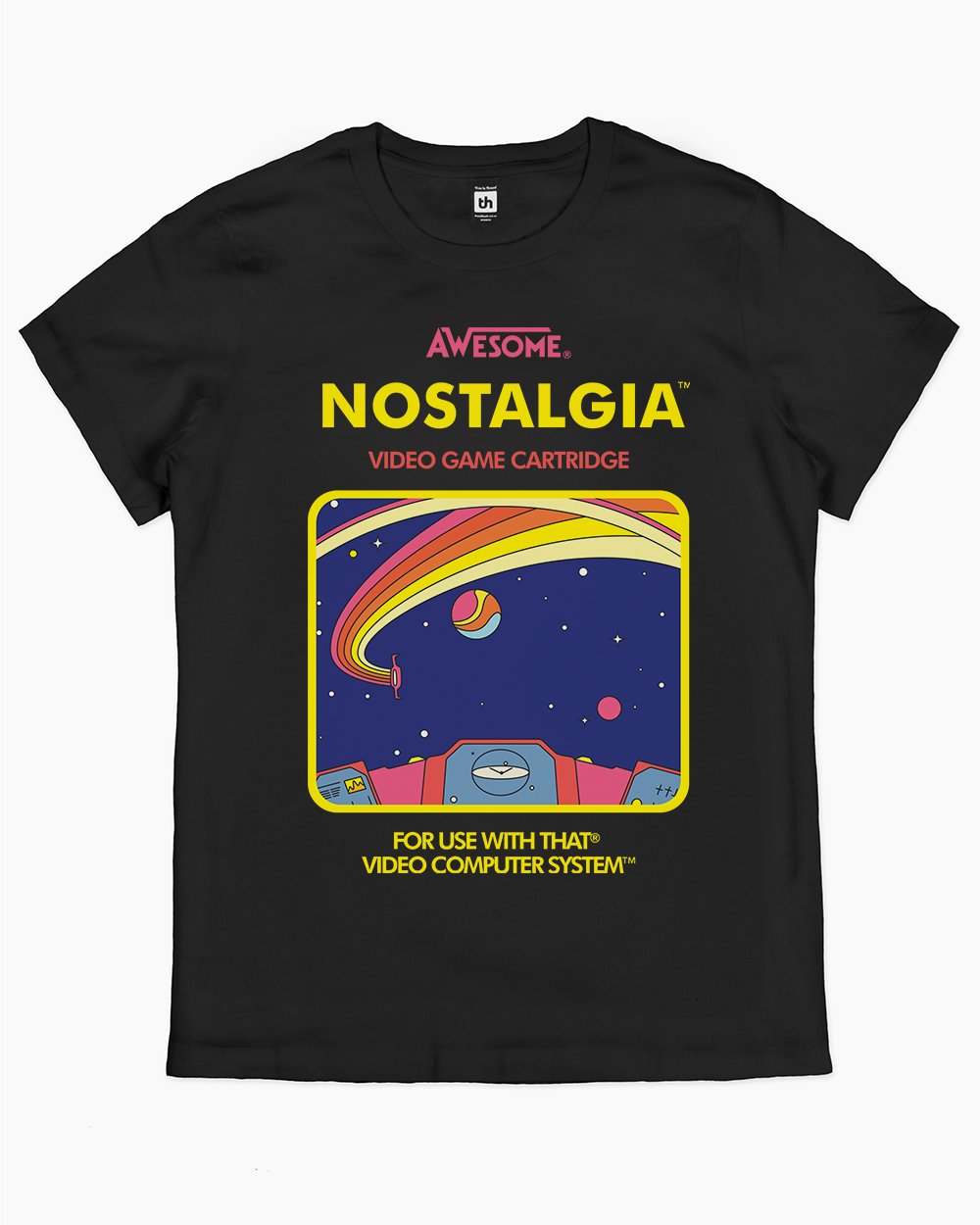 Nostalgia Game T-Shirt Australia Online #colour_black