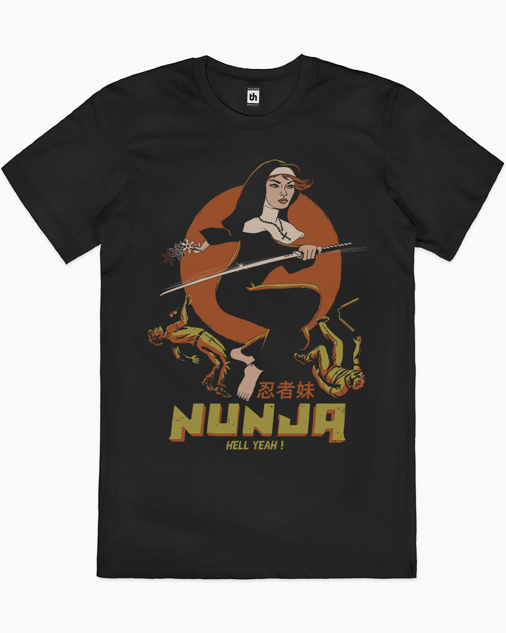 Nunja T-Shirt Australia Online #colour_black