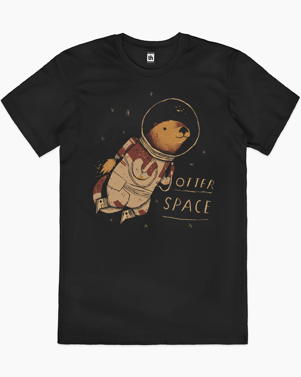 Otter Space T-Shirt Australia Online #colour_black