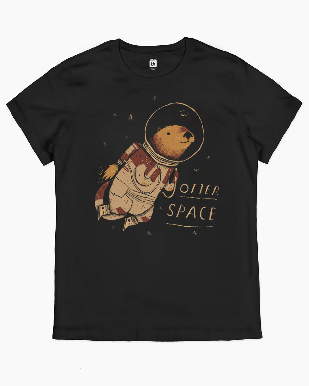 Otter Space T-Shirt Australia Online #colour_black