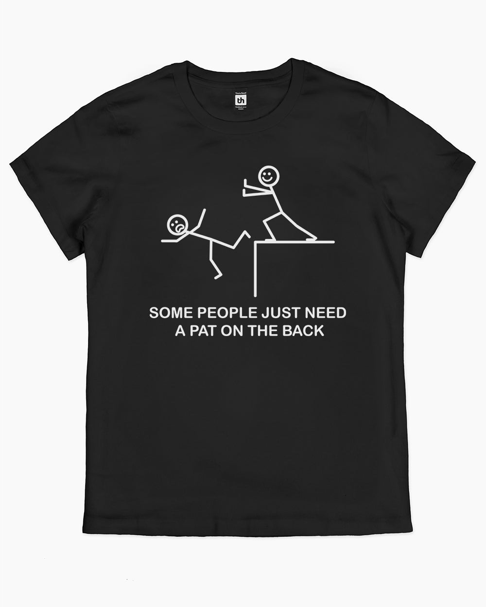 A Pat on the Back T-Shirt Australia Online #colour_black